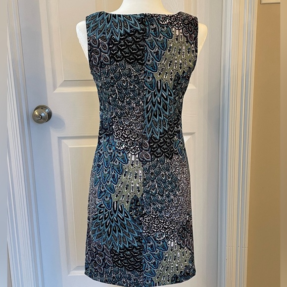 Paisley printed sheath dress from connected apparel - Picture 2 of 14